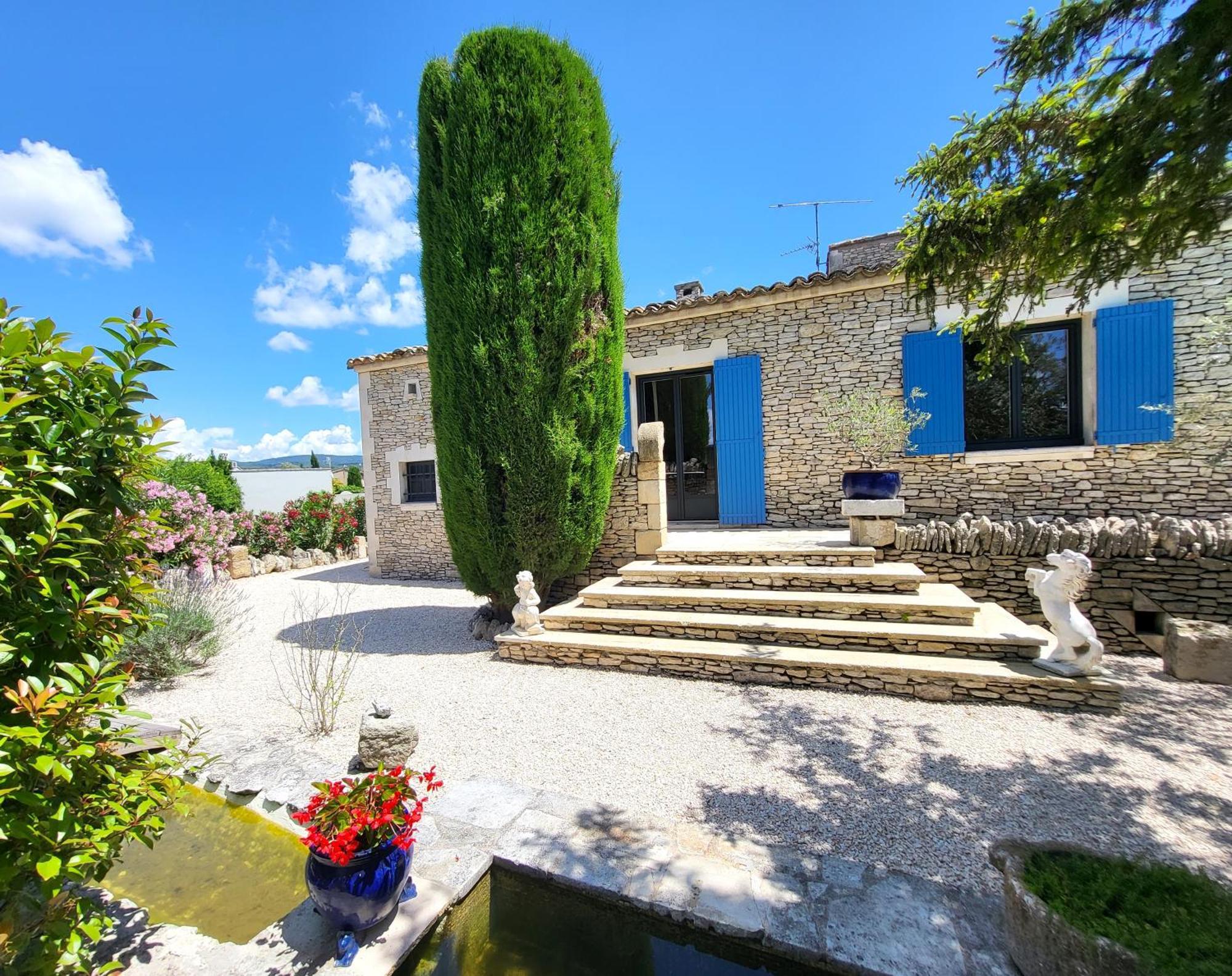 "La Massette Du Cheval Blanc" Villa De Caractere En Pierre LʼIsle-sur-la-Sorgue Exterior foto